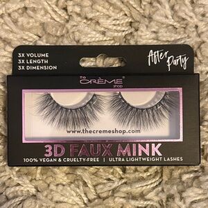 🌻 The Crème Shop After Party 3D Faux Mink Ultra Lightweight Lashes NWT